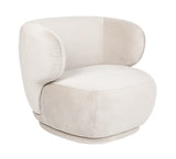 <transcy>Prima - Crème fluwelen fauteuil</transcy>