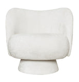 Bella - Curved Armchair, Modern Accent Chair