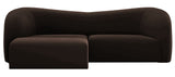 Miami - Velvet Curved Corner Sofa