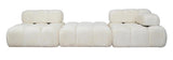 Tiffany - Right 3-Seater Modular Fabric Sofa, Bubble Sectional