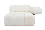 Tiffany - Right 3-Seater Modular Fabric Sofa, Bubble Sectional