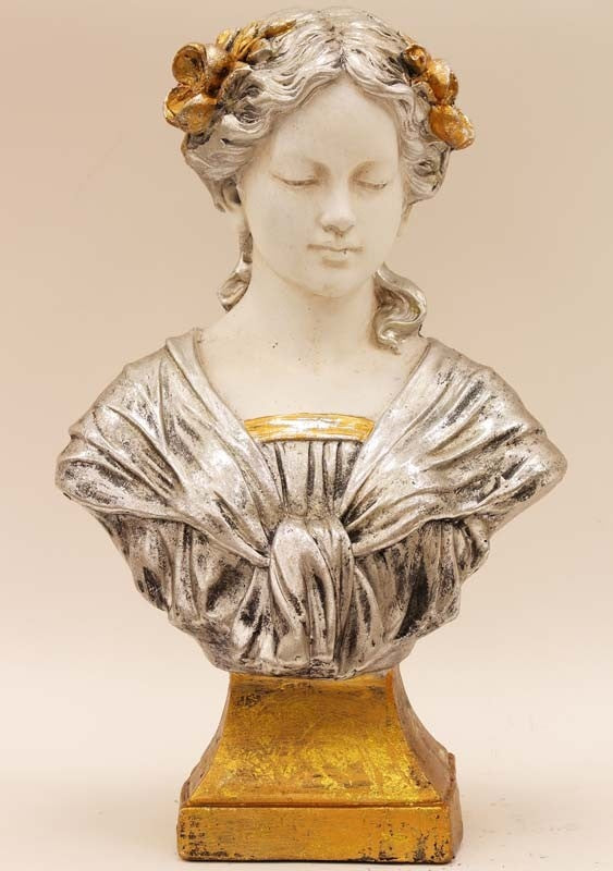 Maria - Bust Sculpture-Vases & Ornaments-Belle Fierté